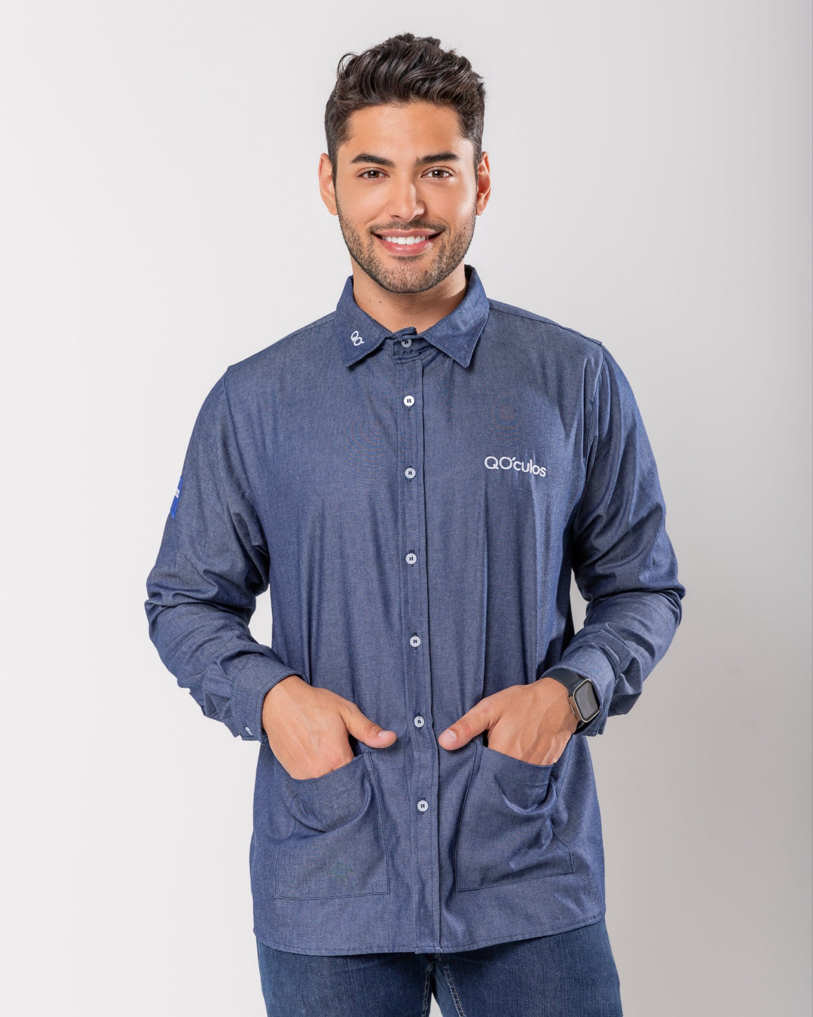 Camisa Social Masculina - Manga Longa